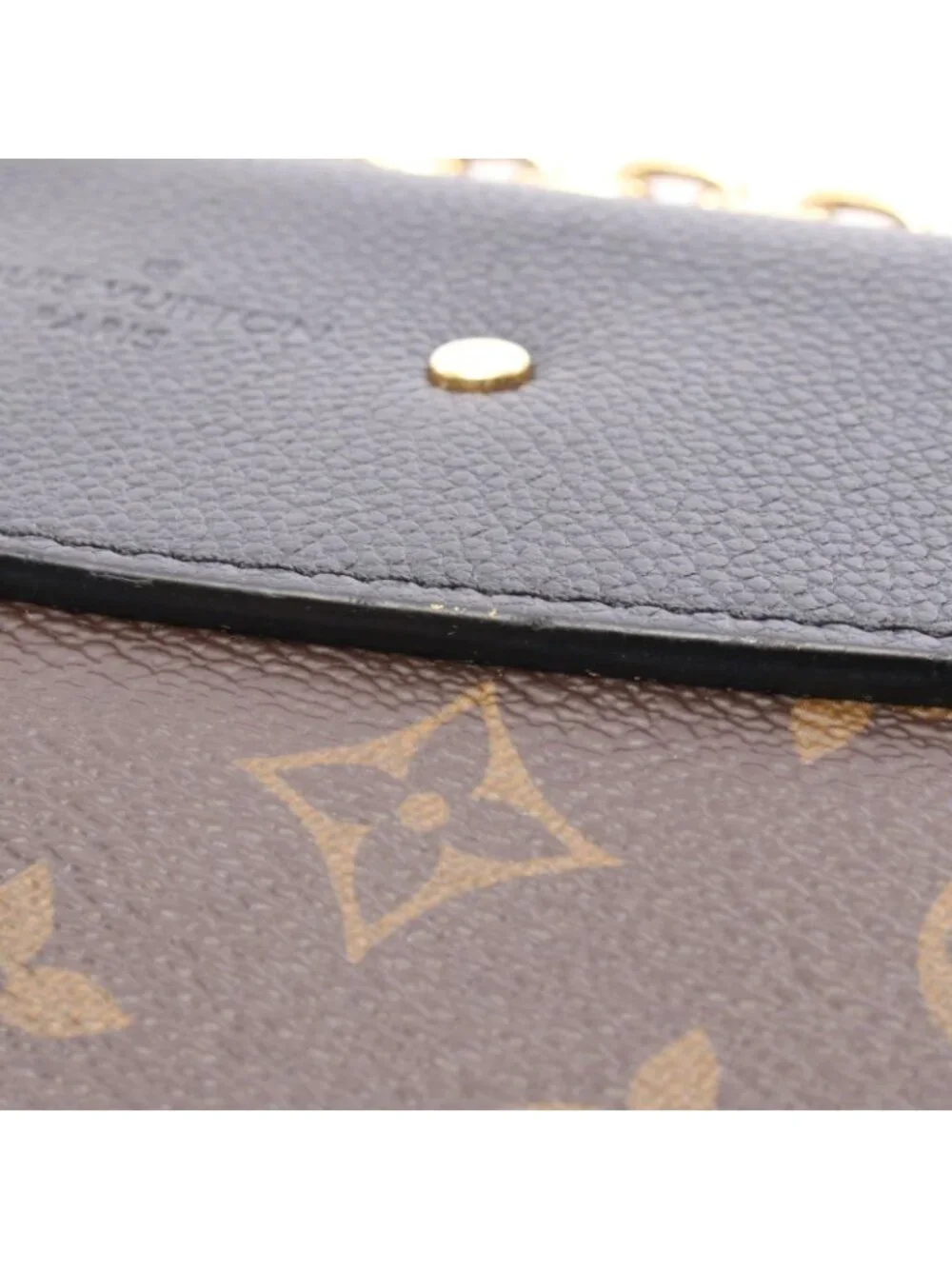 Louis Vuitton Shoulder Bag Sun Placido Monogram Noir Canvas Leather